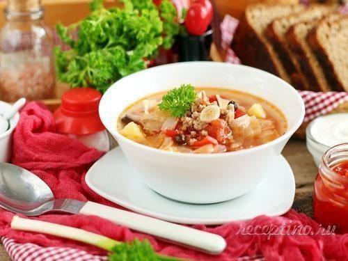 Быстрый суп с фаршем - пошаговый рецепт с фото