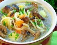 Пряный грибной суп из опят - рецепт с фото