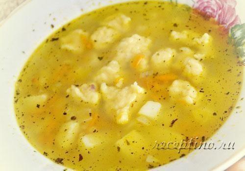 Картофельный суп с галушками по-деревенски - пошаговый рецепт с фото