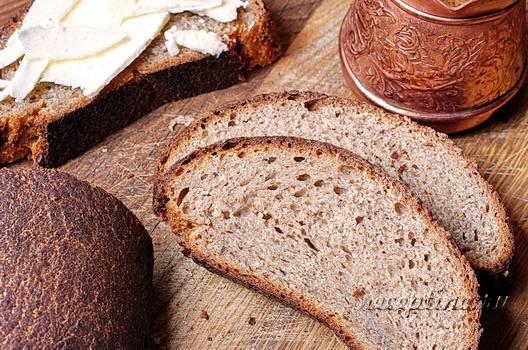Пшенично-ржаной хлеб на закваске - рецепт с фото