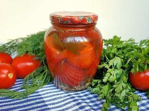 Маринованные помидоры с сельдереем - рецепт с фото