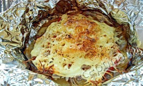 Картофель порционный, запеченный в духовке - рецепт с фото