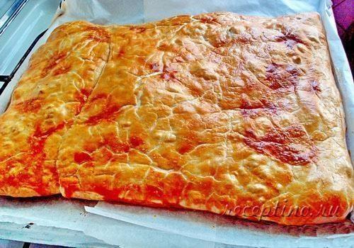 Шумуш - греческий пирог с мясом - рецепт с фото