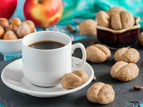 Печенье - Кофейные зерна - рецепт с фото