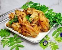Куриные крылья, запеченные с имбирем и соевым соусом - рецепт с фото 