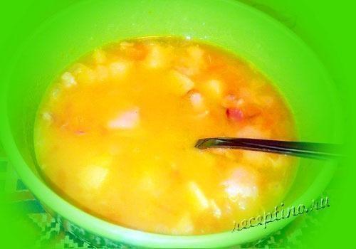 Гороховый суп с копченостями - рецепт 2 с фото