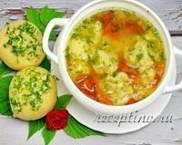Суп с макаронами и цветной капустой (в мультиварке)