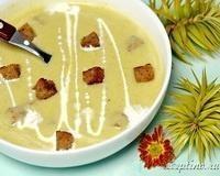 Крем-суп с брокколи, картофелем и гренками - рецепт с фото