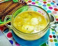 Суп-пюре гороховый на курином бульоне - пошаговый рецепт с фото