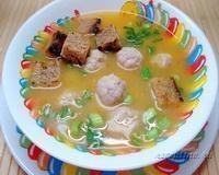 Суп-пюре с фрикадельками - рецепт приготовления