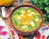 Греческий суп с тыквой и сыром фета - рецепт приготовления с фото 