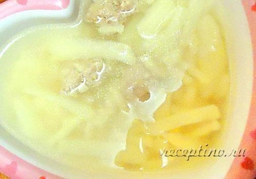 Суп с фрикадельками в мультиварке - рецепт с фото
