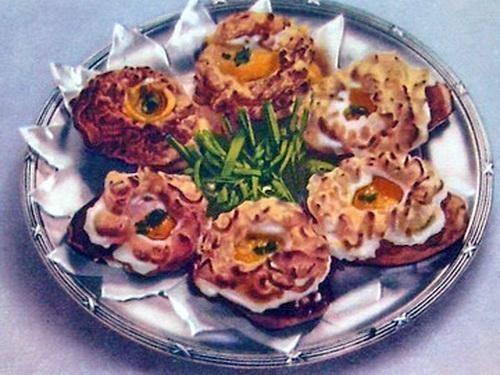 Яичные гнезда - рецепт приготовления