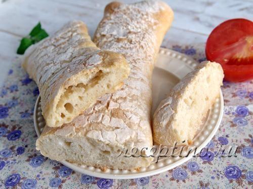Итальянский хлеб Стирато. 