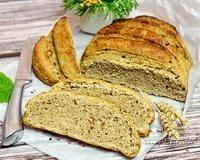 Пшенично-ржаной хлеб с семенами льна
