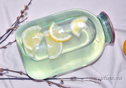 Консервированный березовый сок с лимоном - рецепт с фото