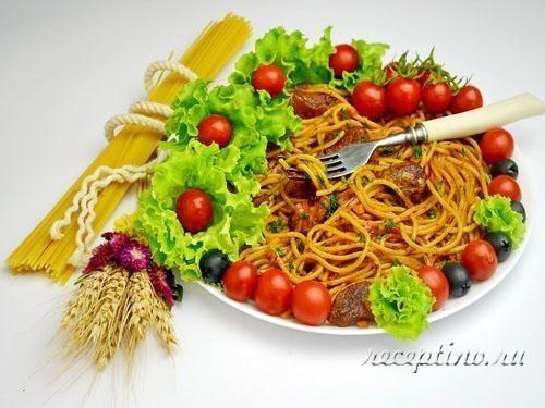 Спагетти с телятиной - пошаговый рецепт с фото