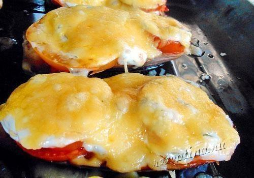Баклажаны с чесноком и сыром - рецепт с фото