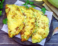 Чебуреки из кабачков с мясным фаршем