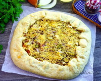 Луковая галета с сыром