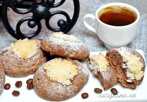Песочное печенье с кокосовой стружкой - рецепт с фото