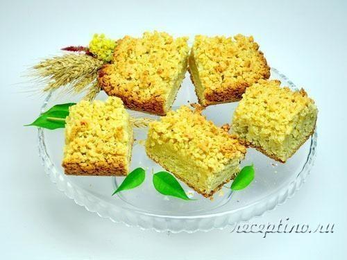 Постные лимонные пирожные - рецепт с фото