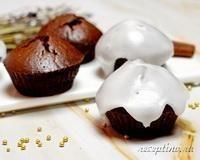 Постные шоколадные кексы - рецепт с фото