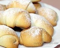 Рогалики на сметане с вареной сгущенкой