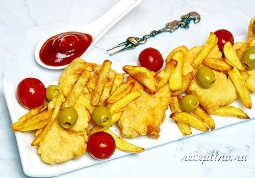 фиш-энд-чипс (fish and chips) 