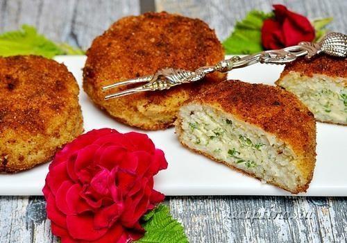 Рыбные зразы с плавленым сыром и зеленью - рецепт с фото