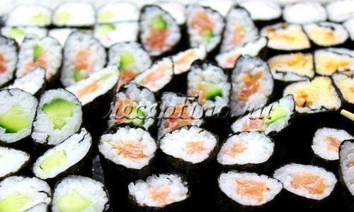 Суши - пошаговый рецепт с фото