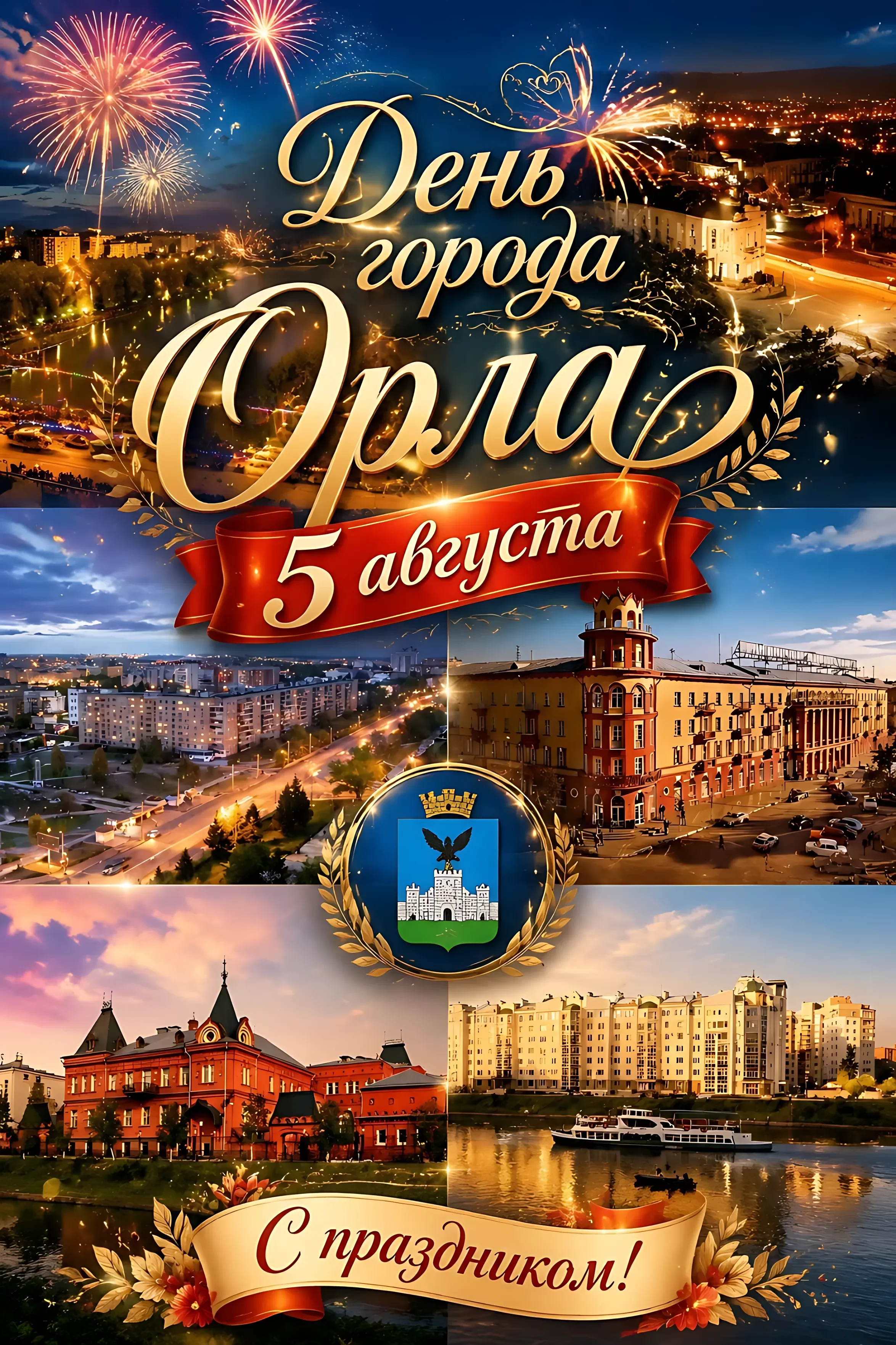 С днем города Орла, поздравление, 5 августа