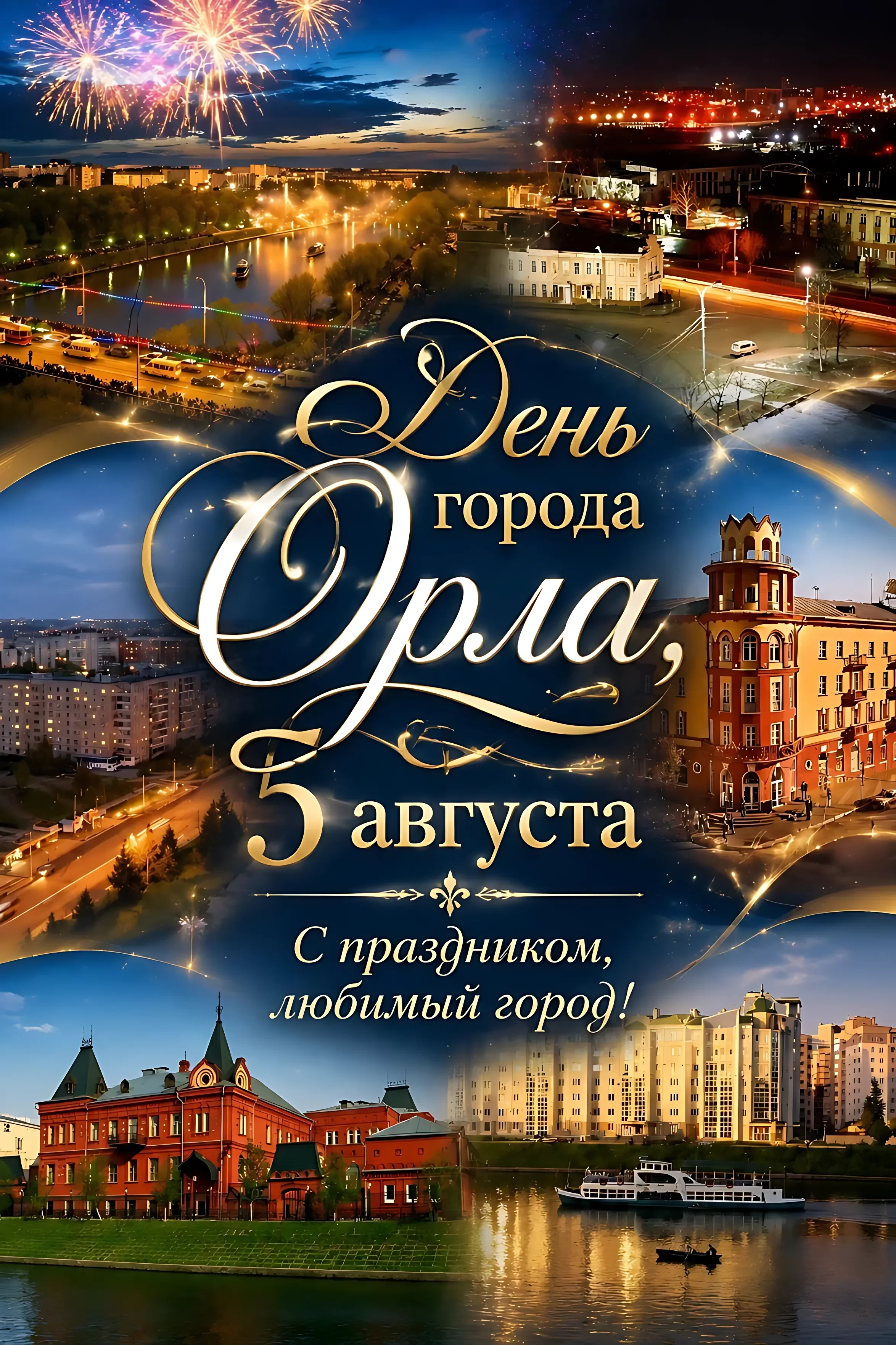 С днем города Орла, поздравление, 5 августа