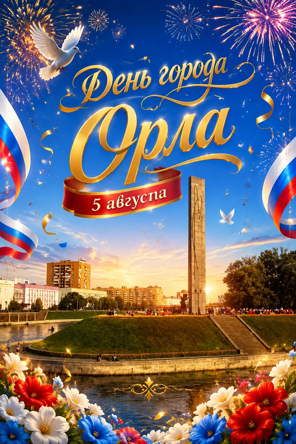 С днем города Орла, поздравление, 5 августа