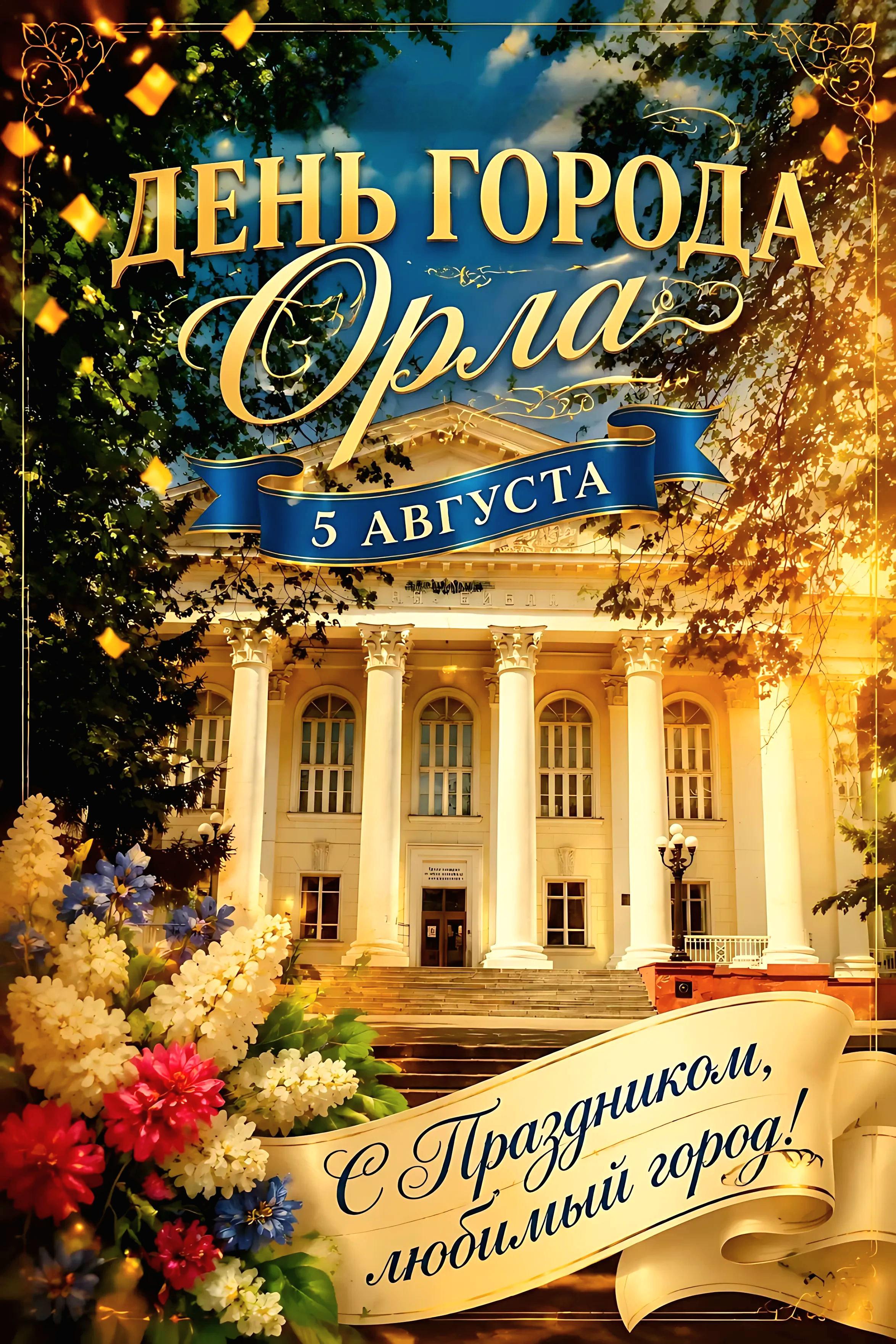 С днем города Орла, поздравление, 5 августа