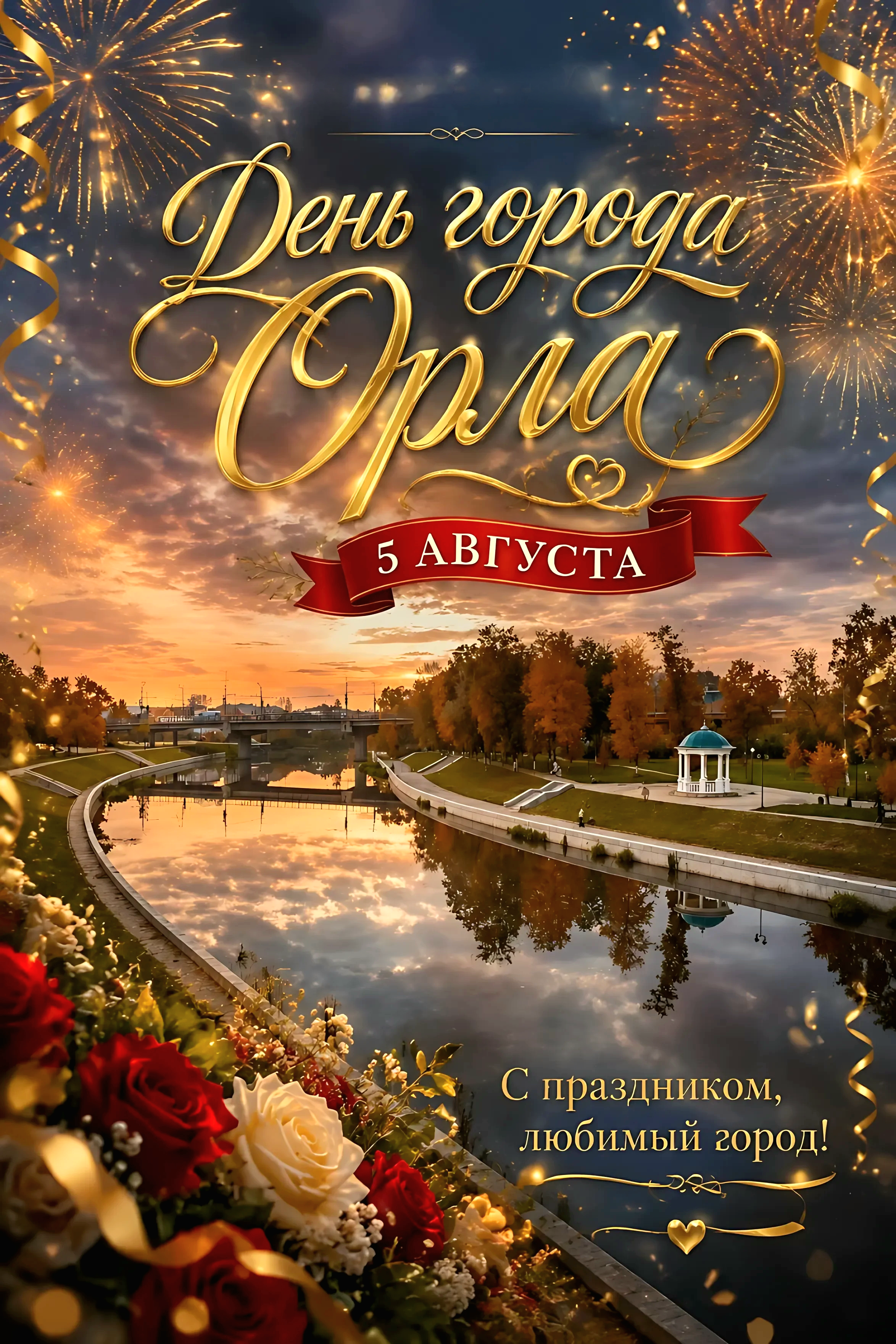 С днем города Орла, поздравление, 5 августа