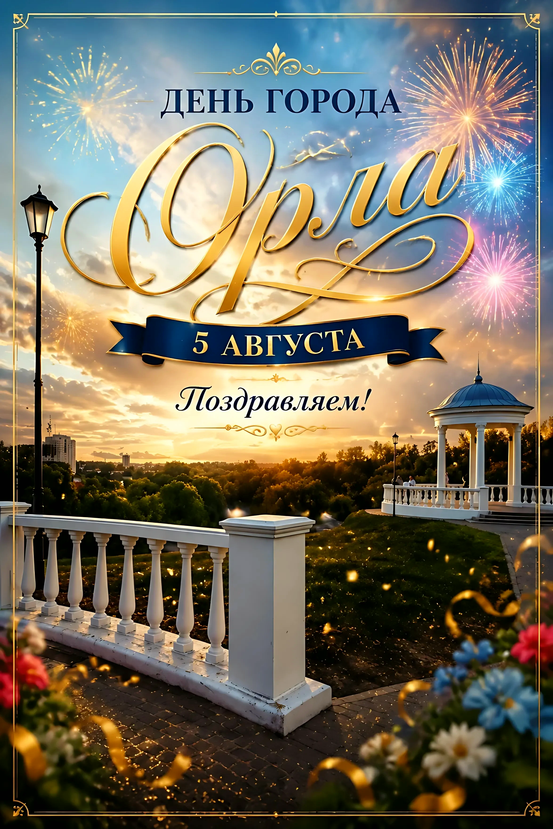 С днем города Орла, поздравление, 5 августа