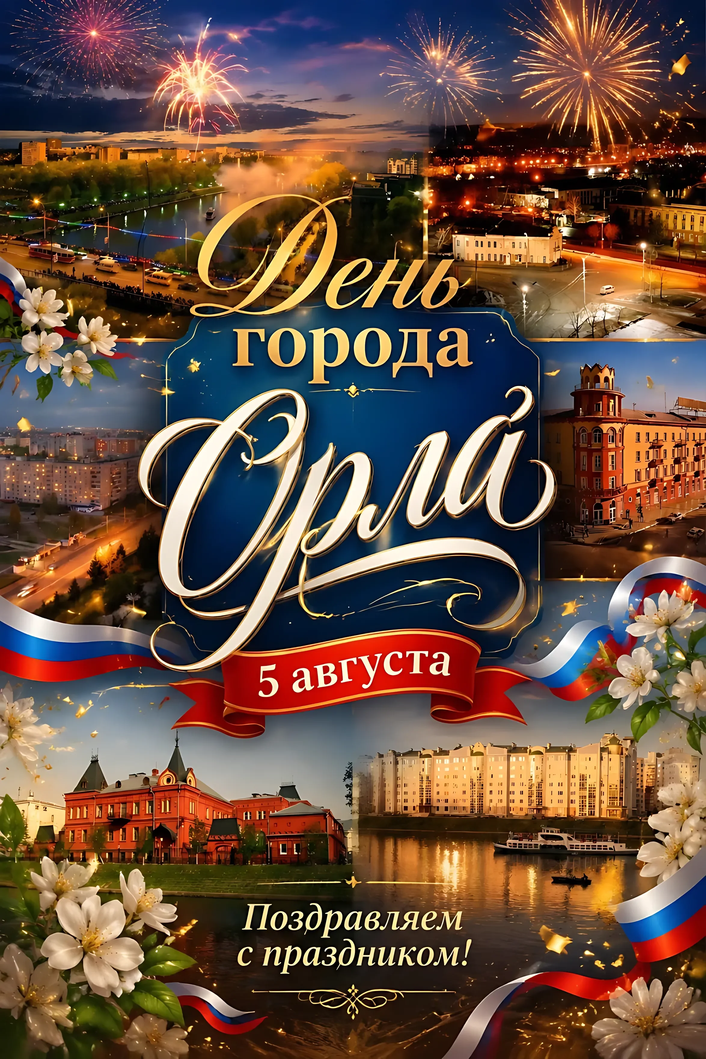С днем города Орла, поздравление, 5 августа
