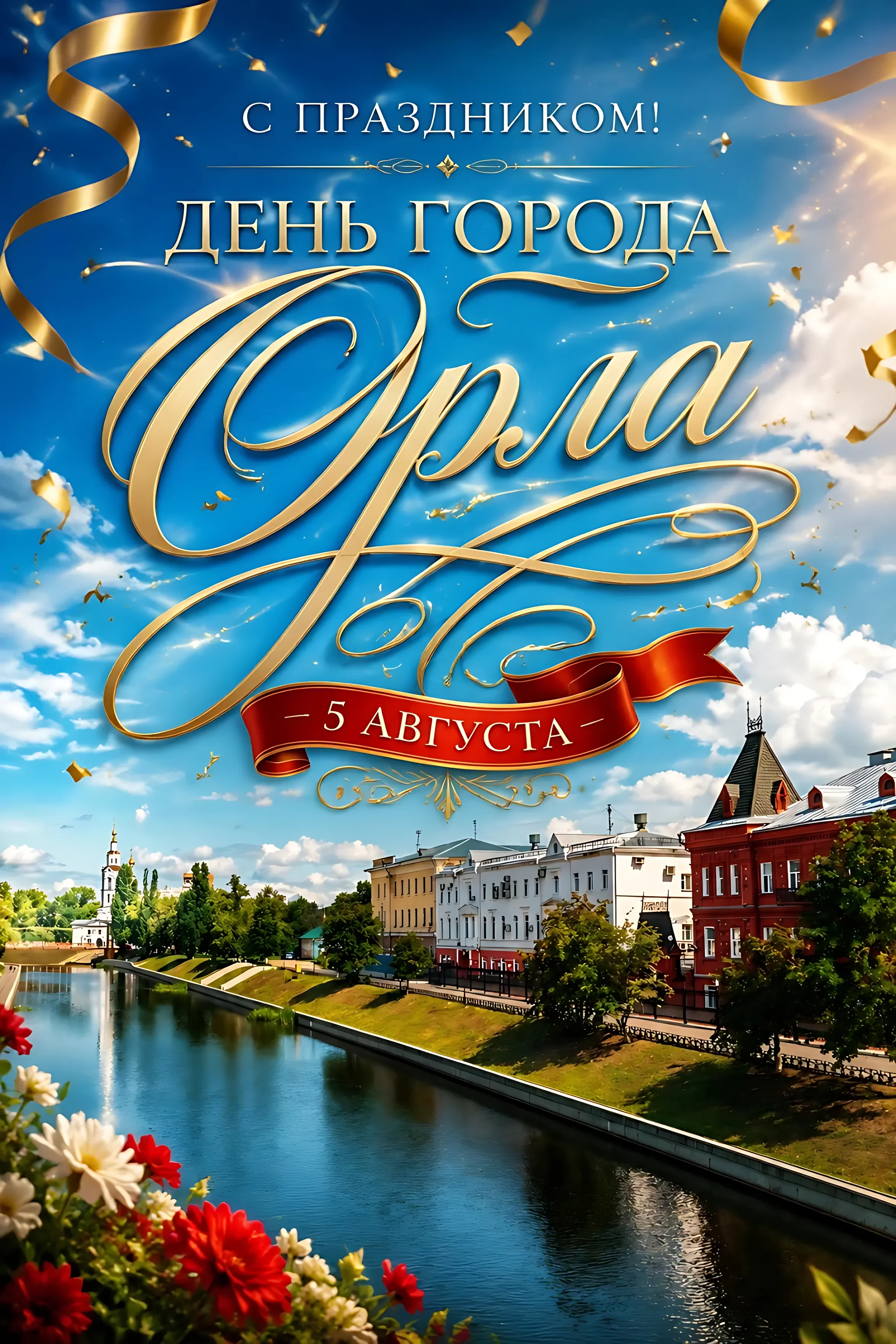 С днем города Орла, поздравление, 5 августа