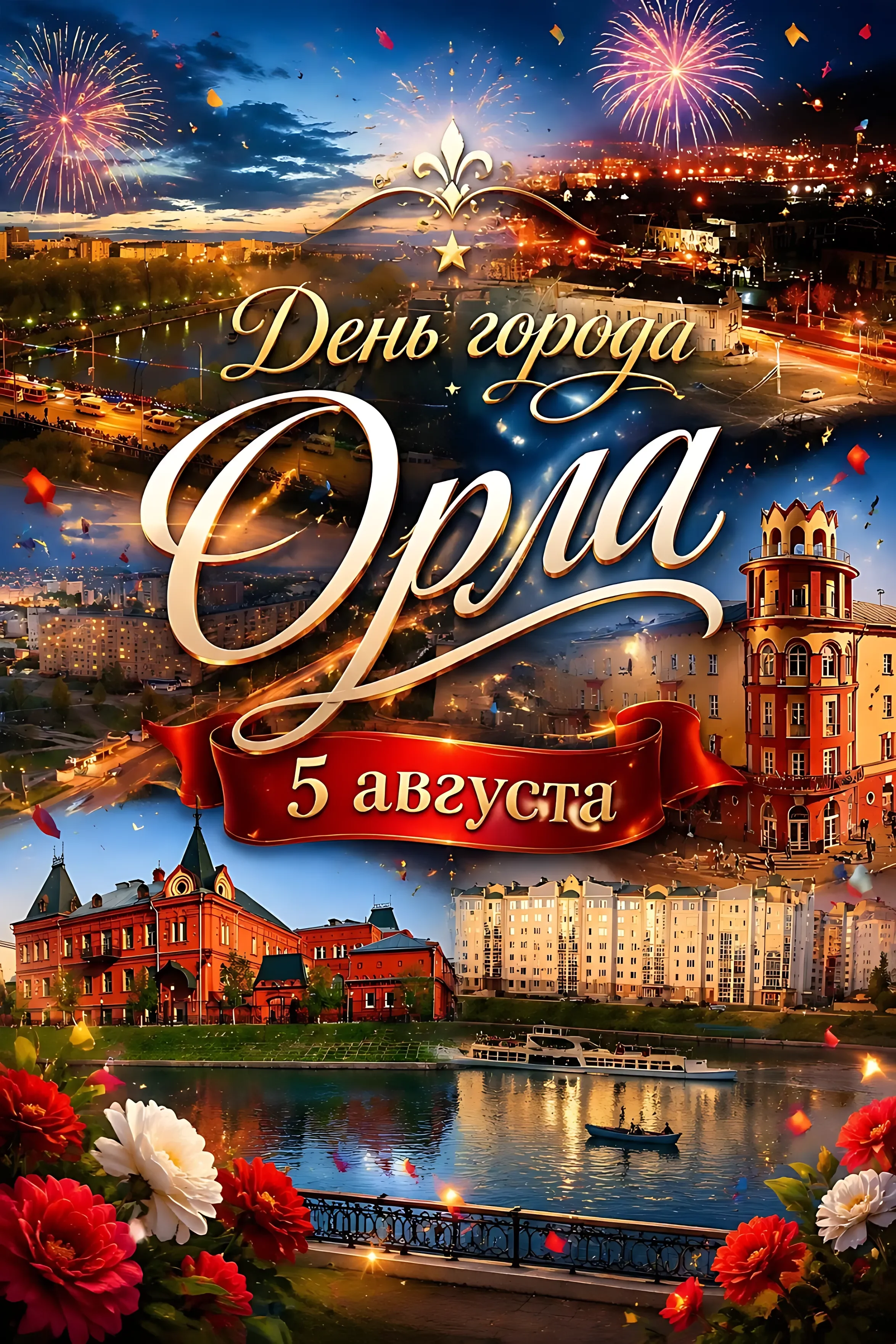 С днем города Орла, поздравление, 5 августа
