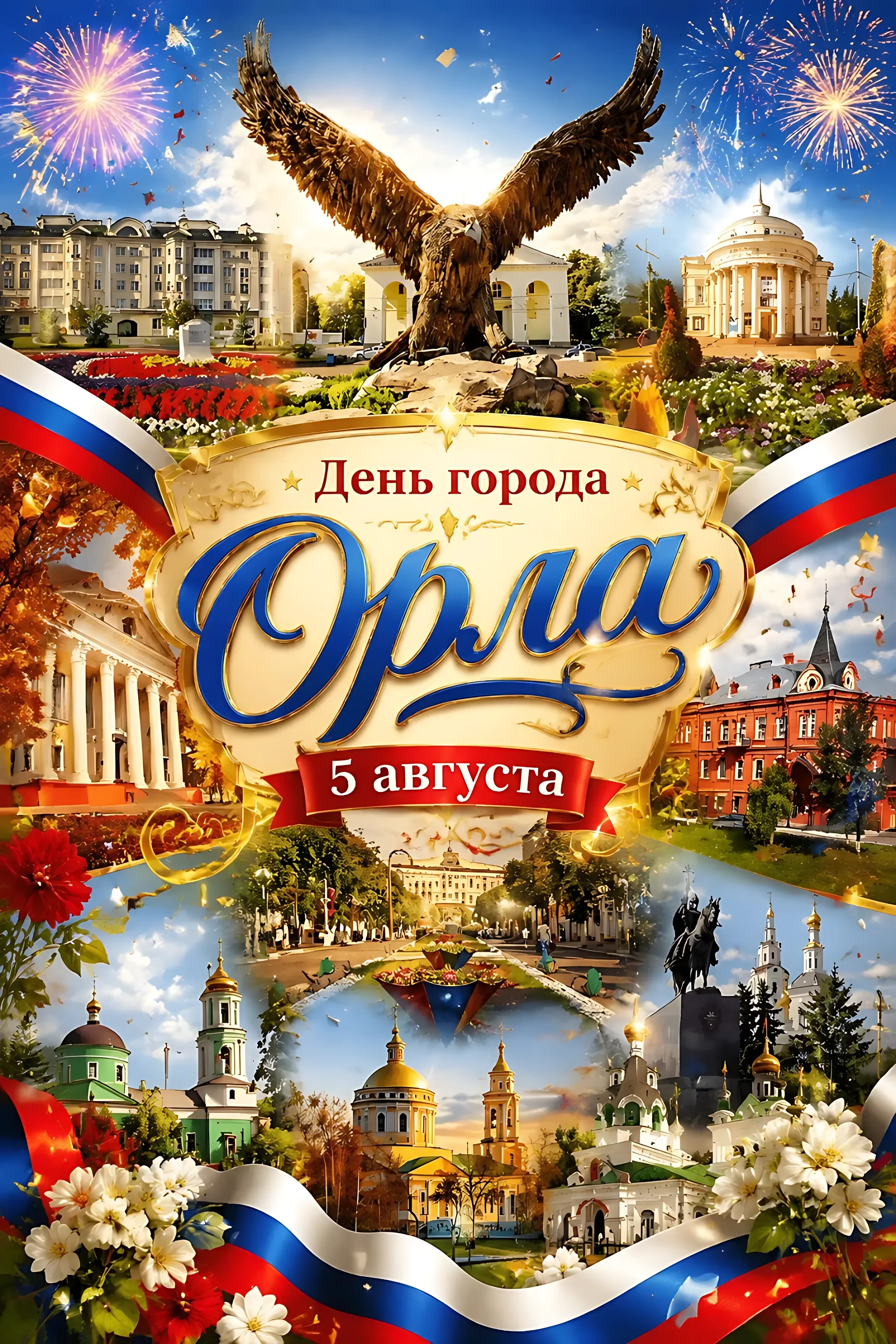 С днем города Орла, поздравление, 5 августа