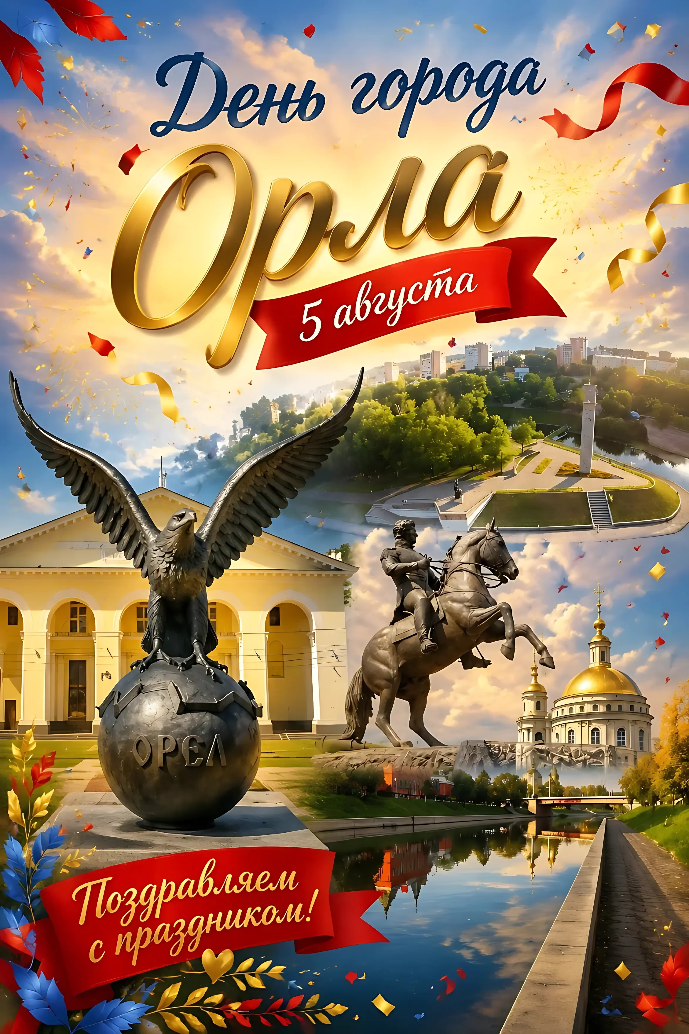 С днем города Орла, поздравление, 5 августа