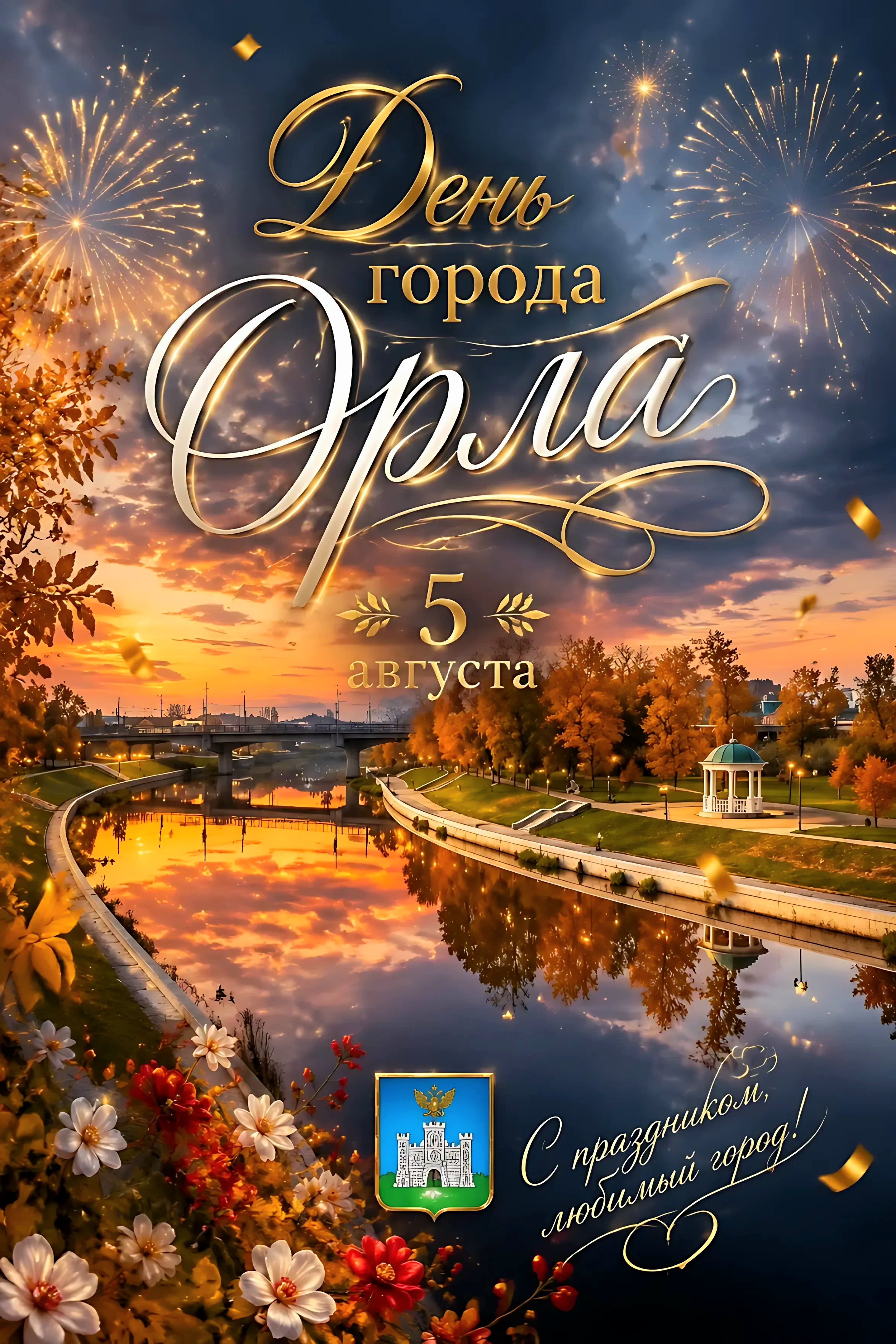 С днем города Орла, поздравление, 5 августа