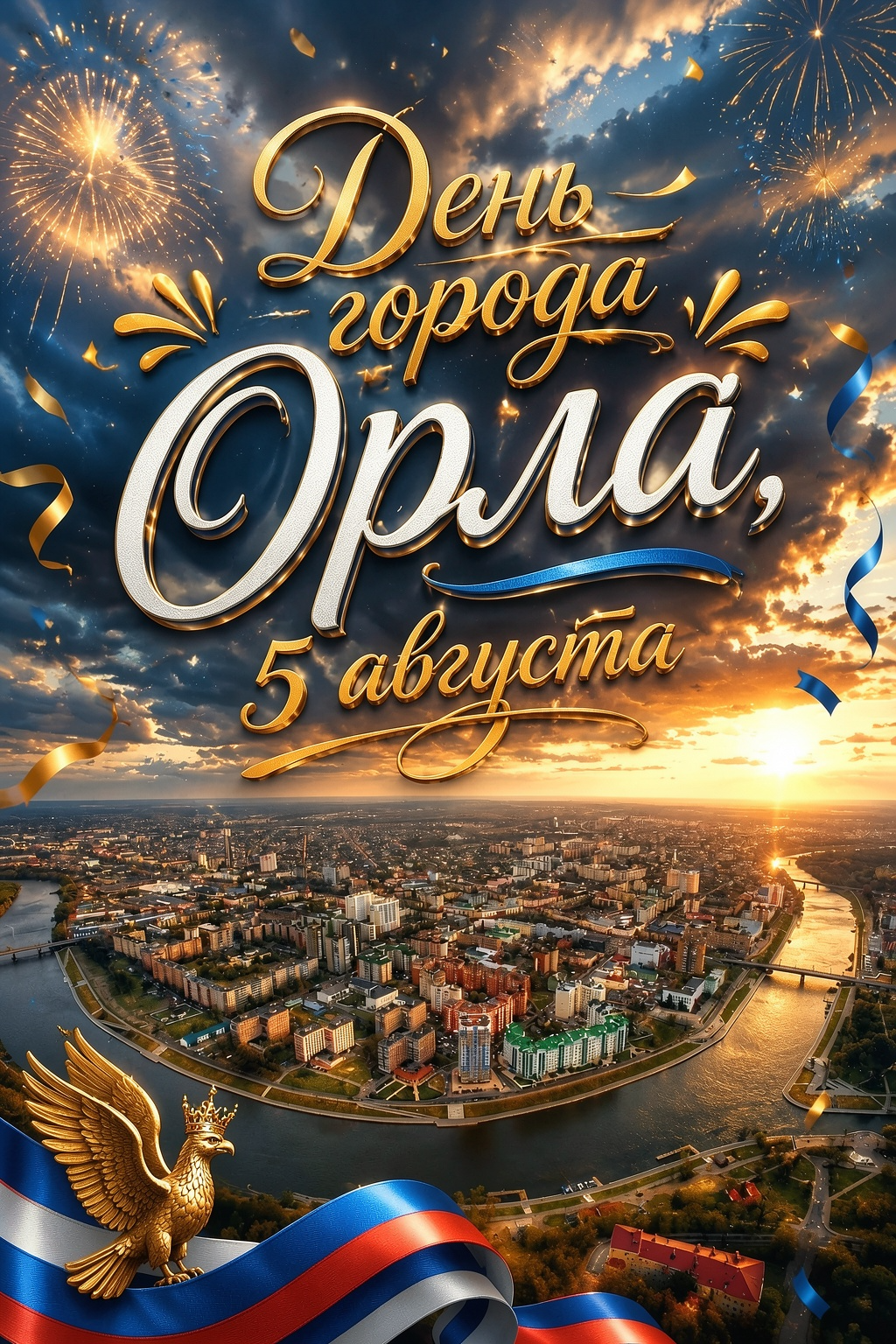 С днем города Орла, поздравление, 5 августа