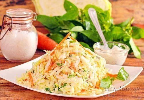 Американский салат из капусты коул слоу (сoleslaw) - рецепт с фото