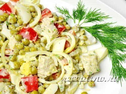 Салат с индейкой и овощами - рецепт с фото