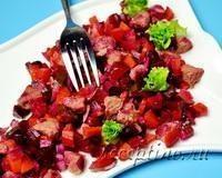 Винегрет с соевым мясом (овощи запеченные) - пошаговый фоторецепт
