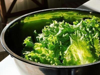Зеленый салат - рецепт приготовления