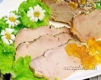 Свинина, запеченная с чесноком и прованскими травами (в рукаве) - рецепт с фото
