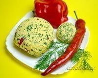 Домашний сыр с укропом и болгарским перцем - рецепт с фото